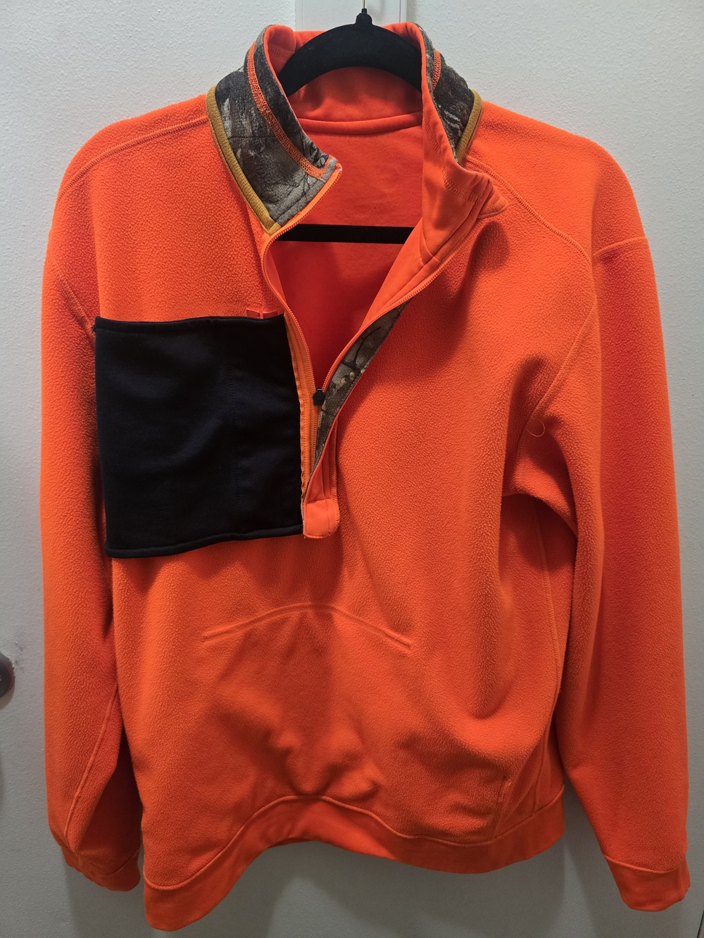 ​Carhartt Force 1/4 Zip Hunting Pullover - Blaze Orange - Picture 9 of 12